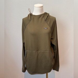 Fayetchill Men's Large Olive Green Livingston Hooded Sweater